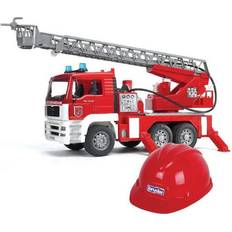 Brandmän Lastbilar Bruder Fire Engine with Helmet 01981
