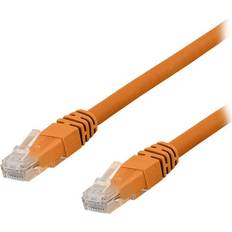 Cat6a - Nätverkskablar Deltaco U/UTP Cat6a RJ45 LSZH 10m