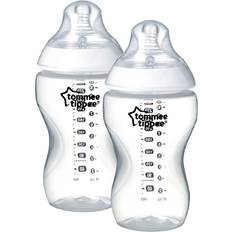 Tommee Tippee Closer to Nature Clear Bottles 340ml 2-pack