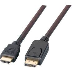 EFB Elektronik DisplayPort-kablar EFB Elektronik DisplayPort - HDMI 1m