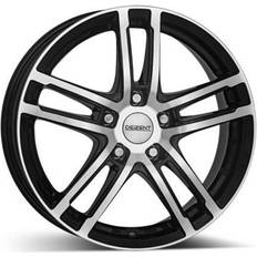 Dezent TZ dark Black Polished 6.5X16 5/114.3 ET50 CB67.1