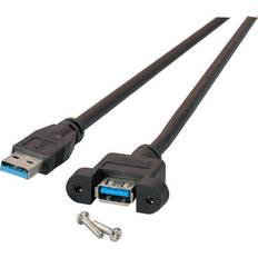 EFB Elektronik USB-kabel Kablar EFB Elektronik Panel Jack Classic USB A-USB A M-F 3.0 0.5m