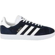 Adidas 44 - Blockklack - Dam Sneakers adidas Gazelle - Collegiate Navy/White/Gold Metallic
