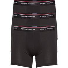 Tommy Hilfiger Herr Kalsonger Tommy Hilfiger Premium Essential Repeat Logo Trunks 3-pack - Black