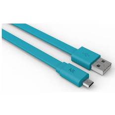 Lila - USB A-USB Micro-B - USB-kabel Kablar KIT Fresh USB A-USB Micro-B 2.0 1m