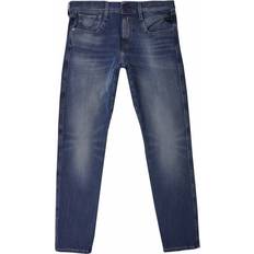 Replay Slim Fit Anbass Hyperflex+Jeans - Medium Blue