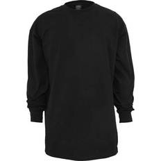 Herr - Svarta - Viskos T-shirts Urban Classics Tall Long Sleeve T-Shirt - Black
