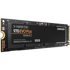 PCIe Gen3 x4 NVMe - SSDs Hårddiskar Samsung 970 Evo Plus MZ-V7S500BW 500GB
