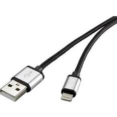 Renkforce USB-kabel Kablar Renkforce USB A-Lightning 0.5m