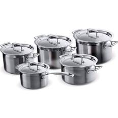 Le Creuset 3 Ply Set med lock 5 delar