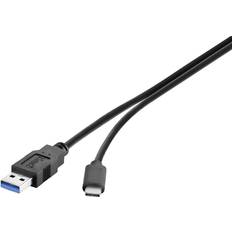 Renkforce USB A-USB C - USB-kabel Kablar Renkforce USB A - USB C 3.1 1.8m