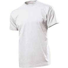 Herr - Viskos - Vita T-shirts Stedman Comfort T-shirt - White