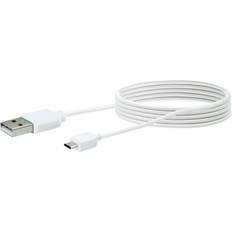 Schwaiger USB-kabel Kablar Schwaiger LK200M 532 USB A-USB Micro-B 2.0 2m