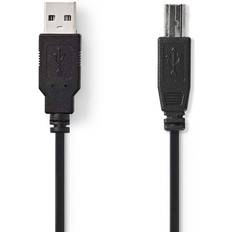 USB A-USB B - USB-kabel Kablar Nedis USB A-USB B 2.0 2m