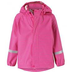 Randiga Regnjackor Barnkläder Reima Vesi Rain Jacket - Candy Pink (521523-4412)