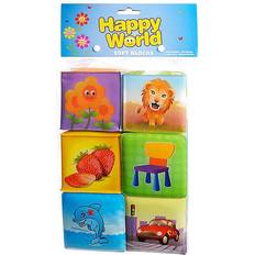 Johntoy Klossar Johntoy Happy World Soft Blocks 6pcs