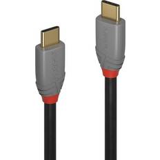 3.1 - USB C-USB C - USB-kabel Kablar Lindy Anthra Line USB C-USB C 3.1 1.5m