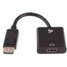 V7 Kabeladaptrar Kablar V7 DisplayPort - HDMI M/F Adapter 0.2m