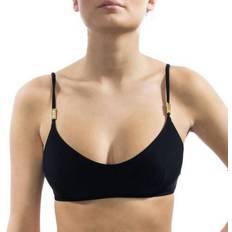 Calvin Klein Core Solids Bralette Bikini Top - PVH Black