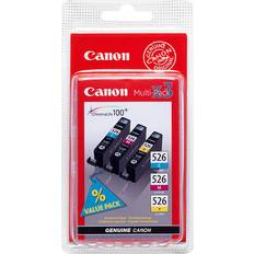 Canon Blå Bläck & Toner Canon CLI-526 (Cyan/Magenta/Yellow) Multipack
