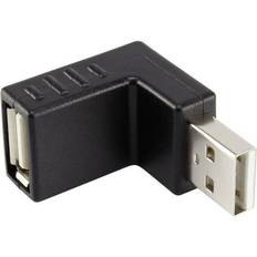 Renkforce Kabeladaptrar Kablar Renkforce USB A-USB A M-F Angled Adapter