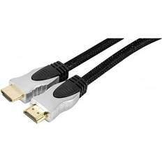 HDMI-kablar - Kvadratisk Exertis Connect Gold HDMI-HDMI 2m