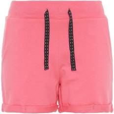 Name It Kid's Cotton Sweat Shorts - Pink/Camellia Rose (13161636)