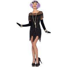 Leg Avenue Dans Maskeradkläder Leg Avenue Women's Gatsby Flatter 1920s Sequin Dress Costume