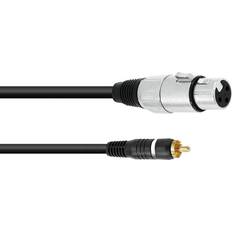 Omnitronic RCA-XLR M-F 2m