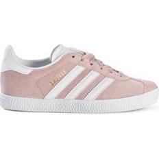Adidas 33½ Sneakers Barnskor adidas Kid's Gazelle - Icey Pink/Cloud White/Gold Metallic