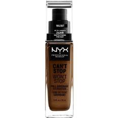 NYX Foundations NYX Can't Stop Won't Stop Full Coverage Foundation CSWSF22.3 Walnut