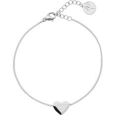 Curb Armband Edblad Pure Heart Bracelet - Silver