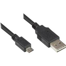 Koppar - USB A-USB Micro-B - USB-kabel Kablar Good USB A-USB Micro B 2.0 0.5m