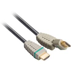 Bandridge HDMI-kablar Bandridge Rotatable HDMI-HDMI 1m