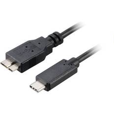 Akasa USB-kabel Kablar Akasa USB C-USB Micro-B 3.1 (Gen.2) 1m