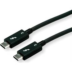 Roline USB C-USB C - USB-kabel Kablar Roline Thunderbolt 3 USB C-USB C 3.1 0.5m