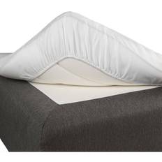 Dra på lakan - Satin Sängkläder Borganäs 4209301 Underlakan Vit (200x120cm)
