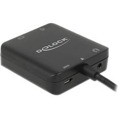 2.0 - HDMI-kablar DeLock HDMI/USB Micro-B-3.5mm/Toslink M-F 0.2m