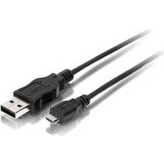 Equip USB A-USB Micro-B - USB-kabel Kablar Equip USB A - USB Micro-B 2.0 1.8m