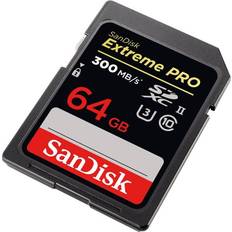 SanDisk UHS-II Minneskort SanDisk Extreme Pro SDXC UHS-II U3 300MB/s 64GB