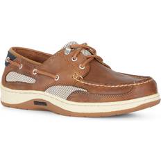 Herr - Slip-on Lågskor Sebago Clovehitch Waxed Leather Boat - Brown Cinnamon