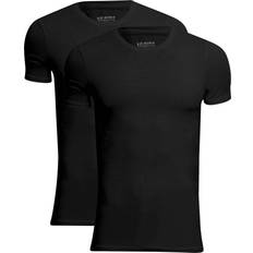 Herr - Svarta - Viskos T-shirts JBS Bamboo T-shirt 2-pack - Black