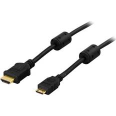 HDMI-kablar Deltaco HDMI - HDMI Mini 1m