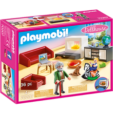 Playmobil Docktillbehör Dockor & Dockhus Playmobil Dollhouse Comfortable Living Room 70207