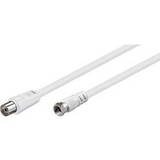 Antennkablar - F-F Goobay Antenna F-Contact - 9.5mm M-F 5m