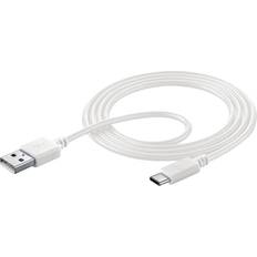 USB-kabel Kablar Cellularline USB A-USB C 1.2m