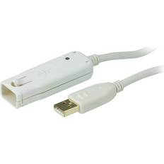 Aten USB-kabel Kablar Aten Active USB A - USB A M-F 2.0 12m