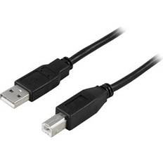 Nickel - USB-kabel Kablar Deltaco USB A - USB B 2.0 1m