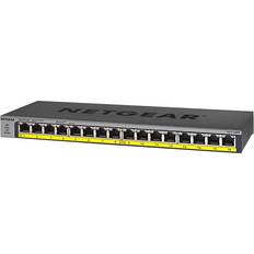 Netgear Gigabit Ethernet - PoE+ Switchar Netgear GS116LP
