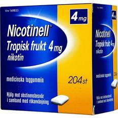 Nicotinell Tropisk Frukt 4mg 204 st Tuggummi